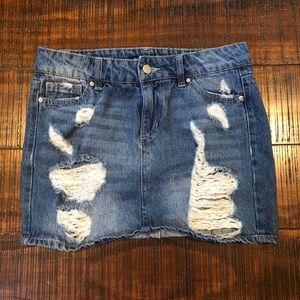 Denim skirt